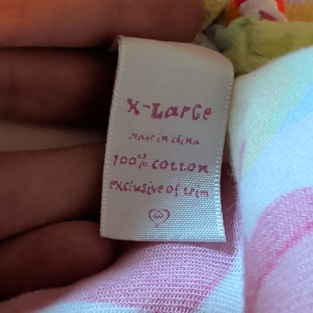 Victoria's Secret Cupcake Print Pajama Set - Pink, Yellow, Blue, Red, Blue - Picture 8 of 13